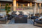 Elementi Rocky Propane Square Fire Table