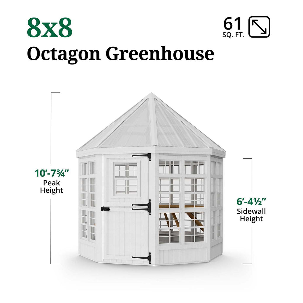Little Cottage Co. Octagon Greenhouse