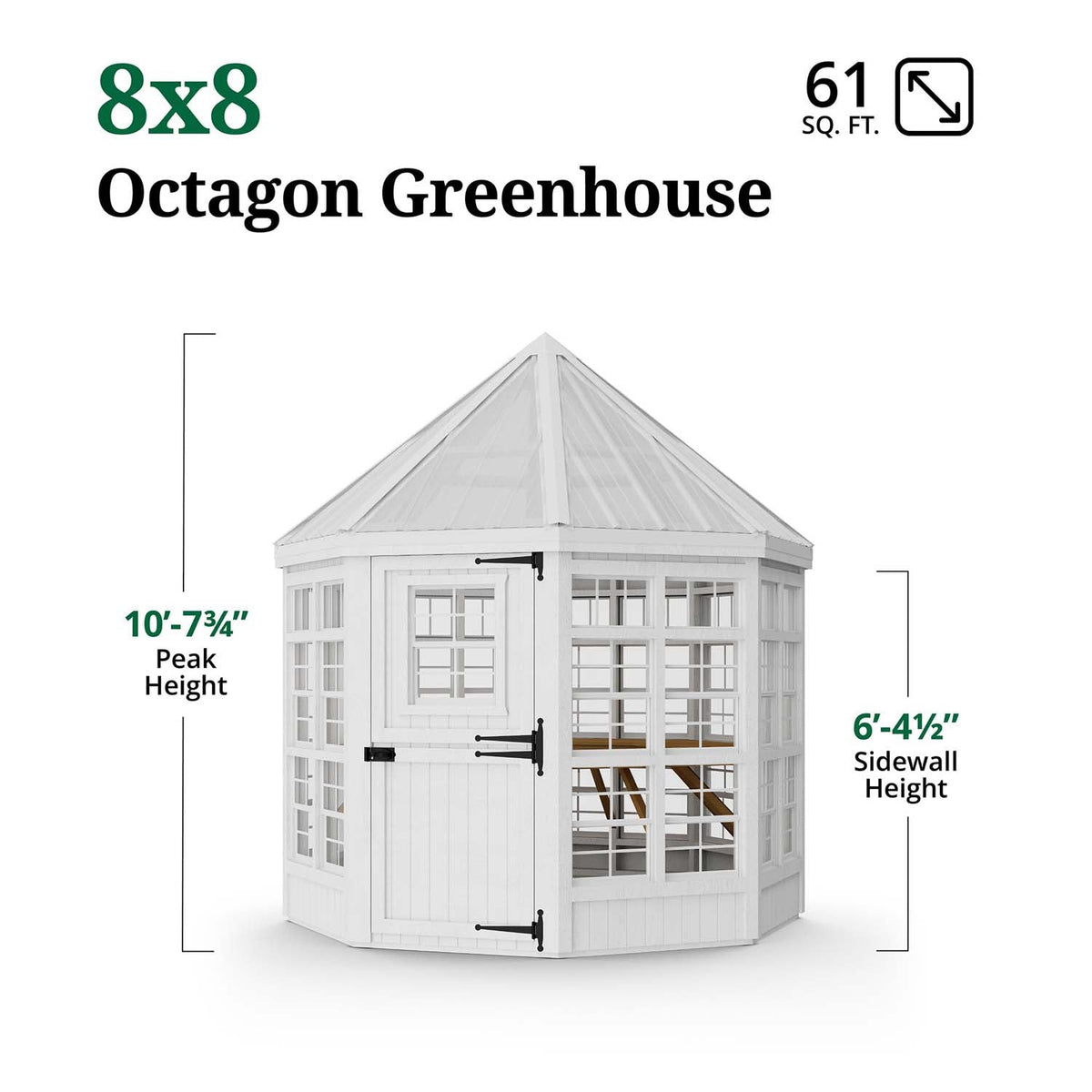 Little Cottage Co. Octagon Greenhouse