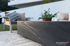 Elementi Plus Cape Town Rectangular Concrete Fire Pit Table