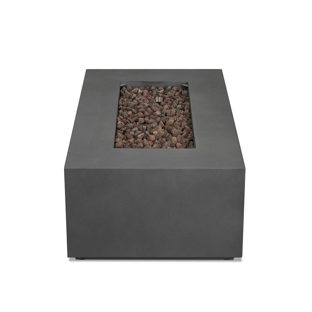 Real Flame Aegean 42" Rectangle Propane or Natural Gas Fire Pit Table