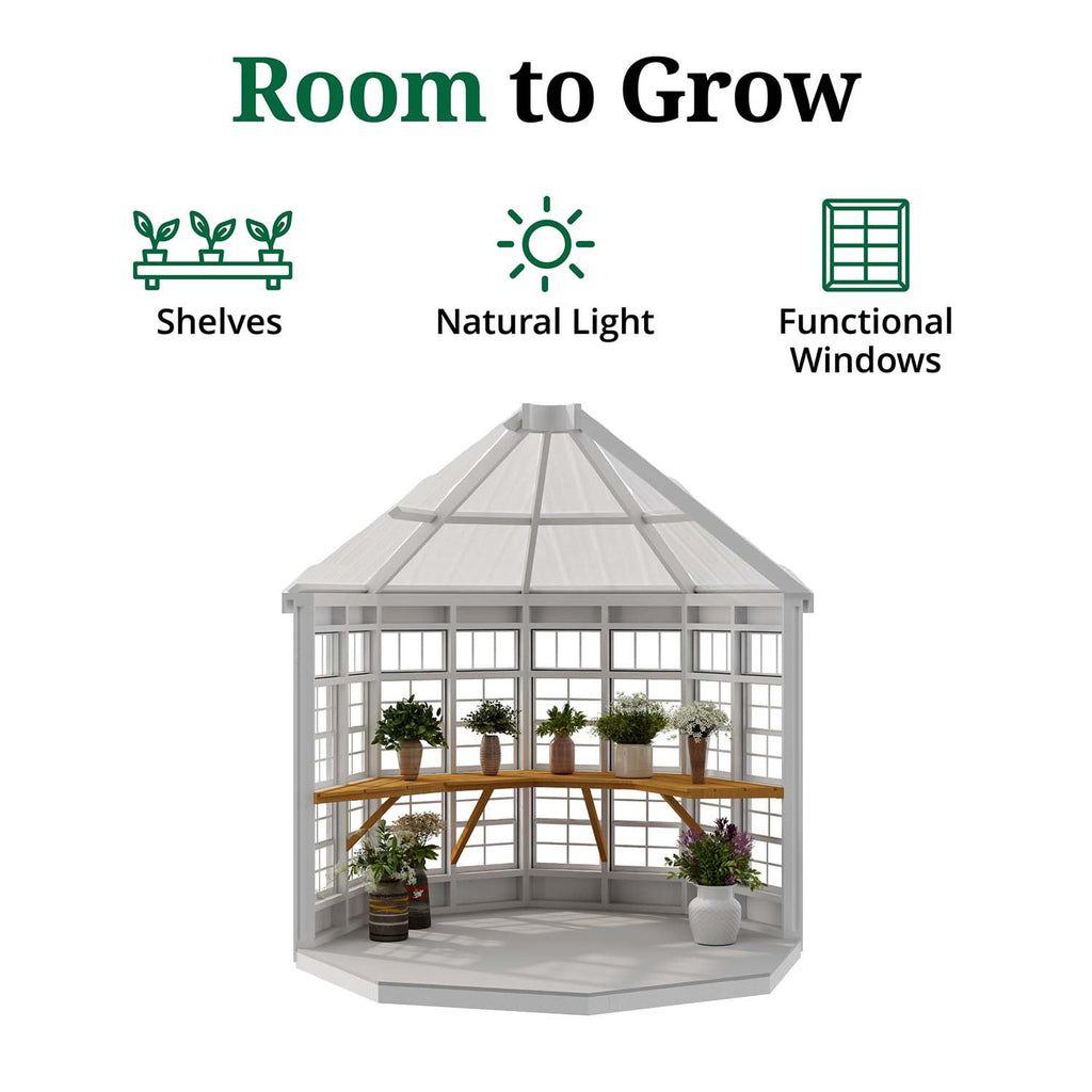 Little Cottage Co. Octagon Greenhouse