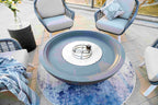 Elementi Plus Rose Bowl Round Concrete Fire Bowl