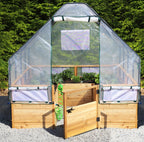 Outdoor Living Today Garden In a Box | 8 x 8 with Greenhouse