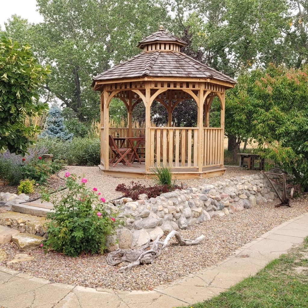 Outdoor Living Today 12′ Bayside Panelized Octagon Gazebo