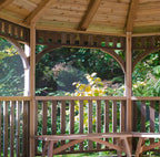 Outdoor Living Today 12′ Bayside Gazebo with Screen Kit