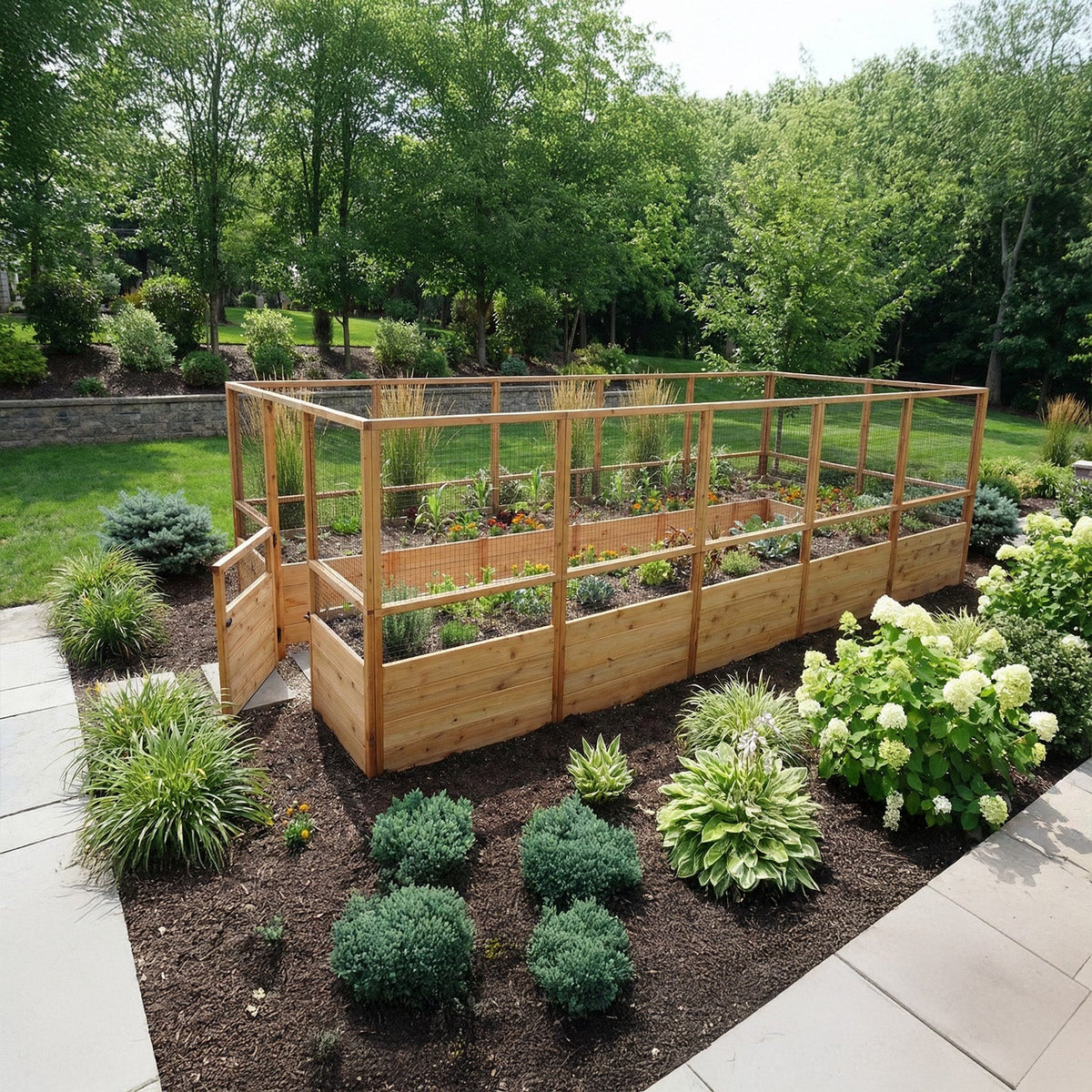 Outdoor Living Today Garden in a Box with Deer Fence | 8 x 16