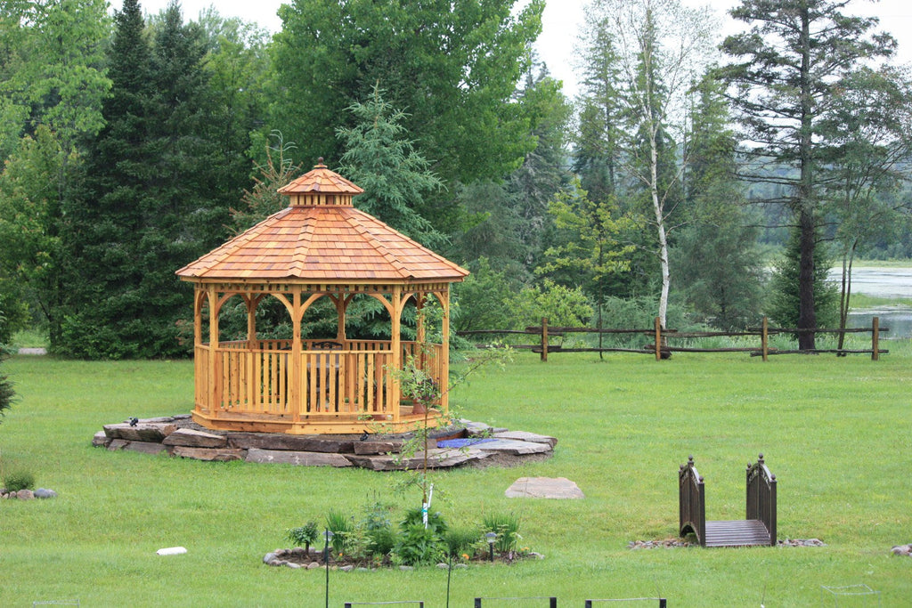 Outdoor Living Today 12′ Bayside Panelized Octagon Gazebo