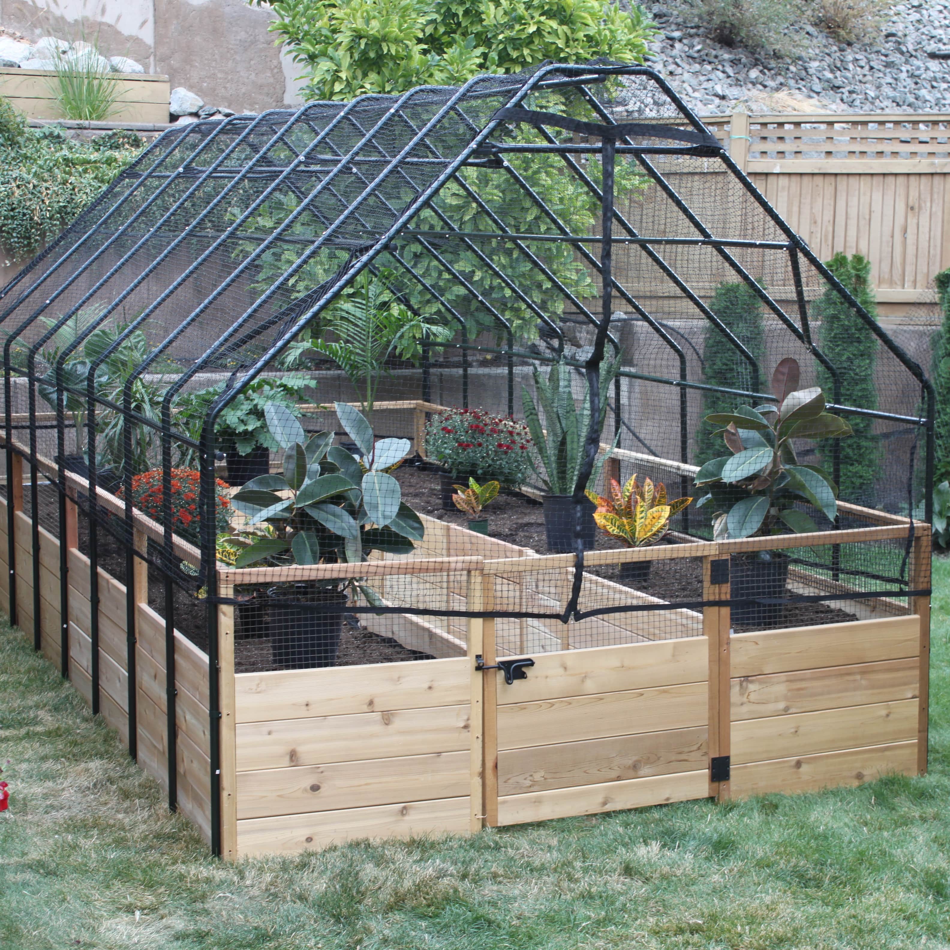 Outdoor Living Today Garden in a Box with Birdnetting Cover | 8×12
