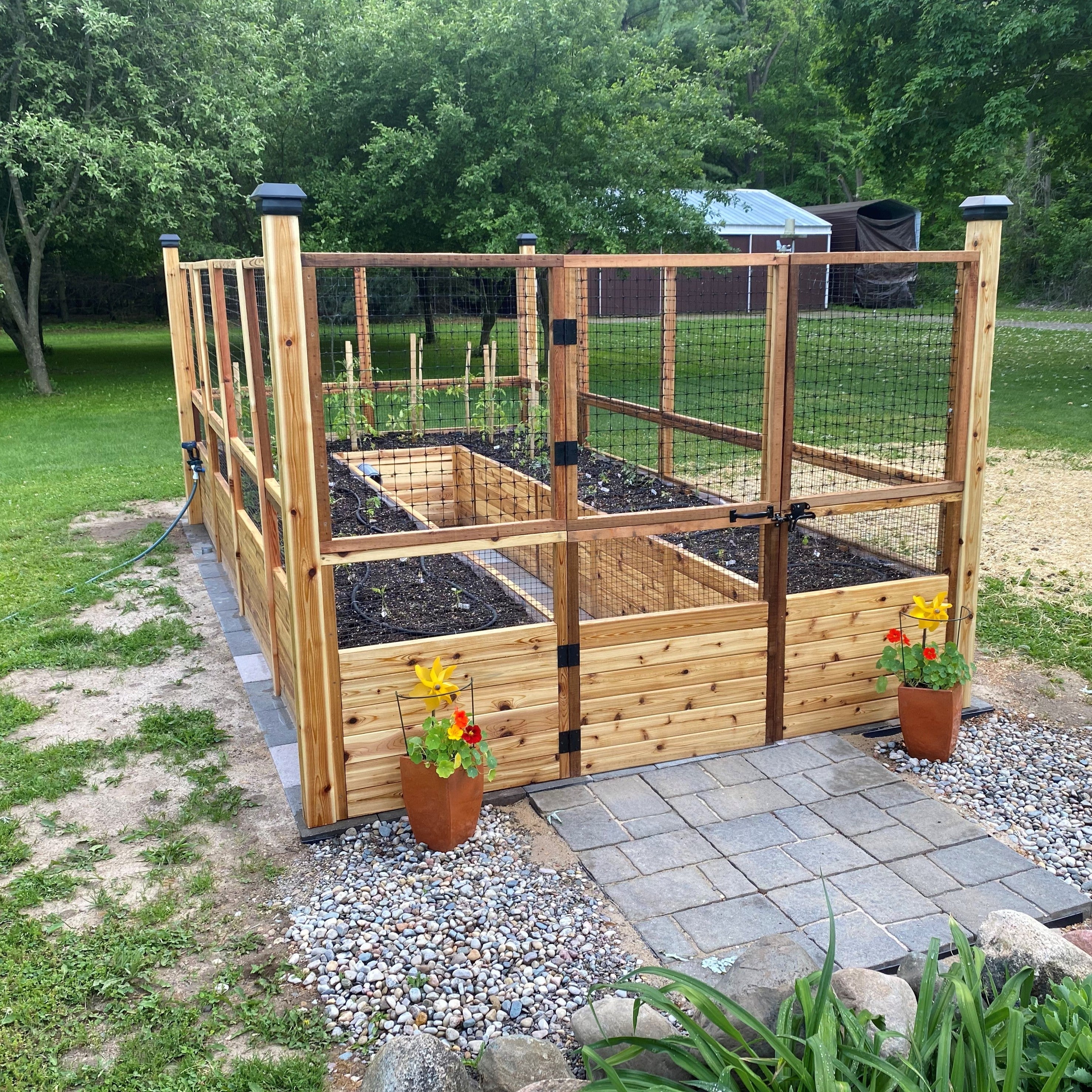 Outdoor Living Today Garden in a Box with Deer Fence | 8 x 16