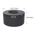 Elementi Pacaya Round Fire Table