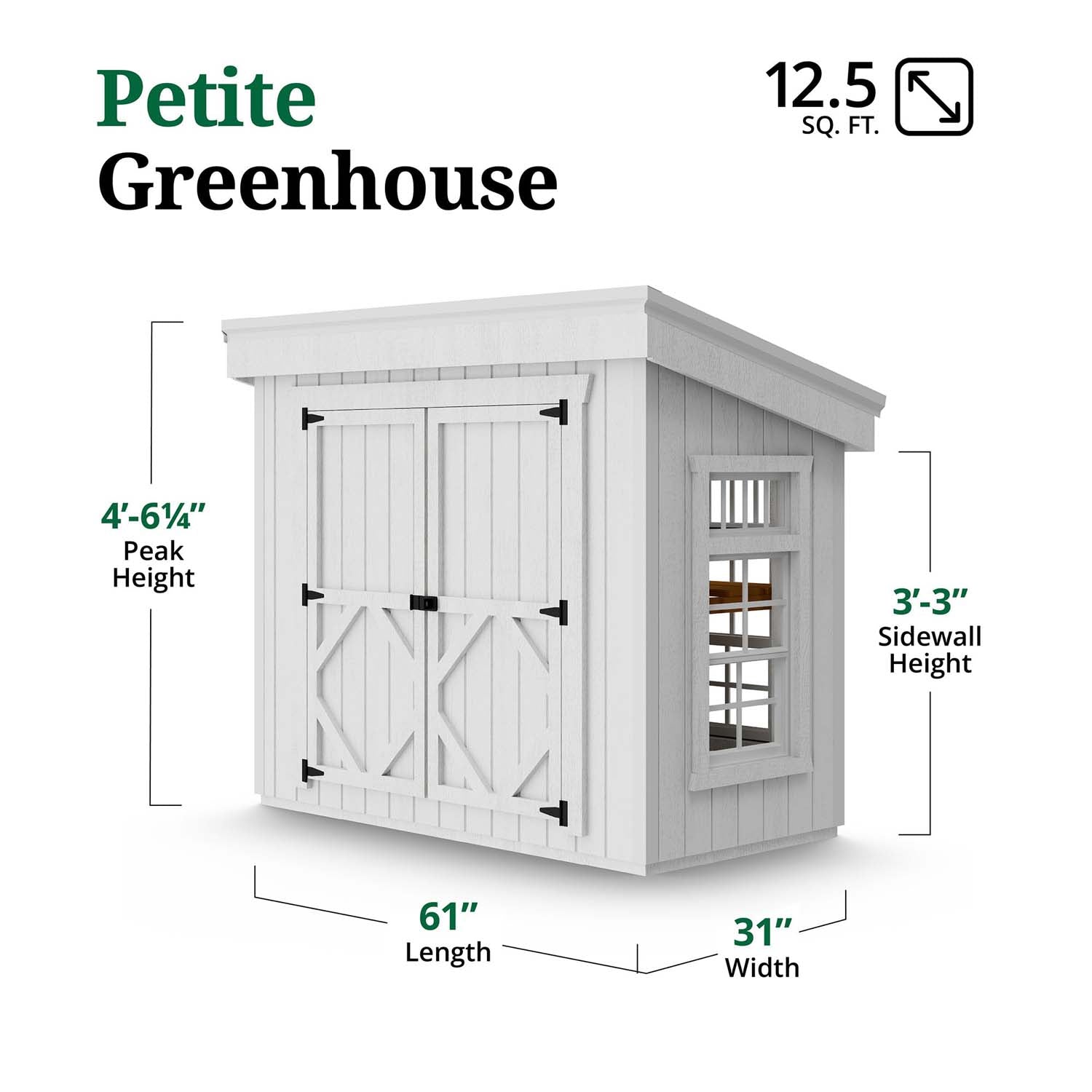 Little Cottage Co. Petite Greenhouse