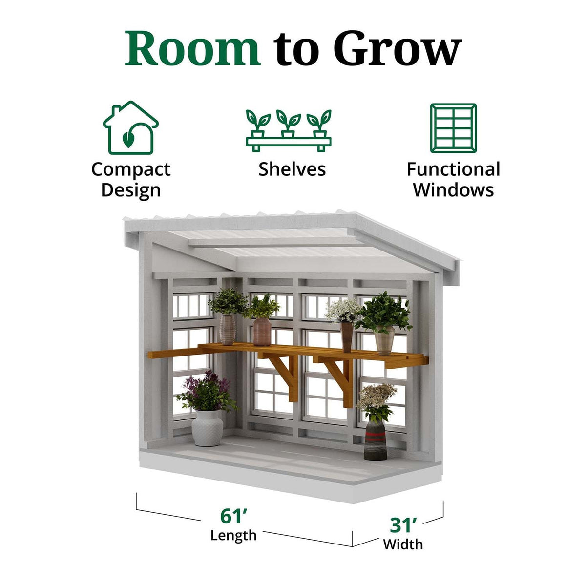 Little Cottage Co. Petite Greenhouse
