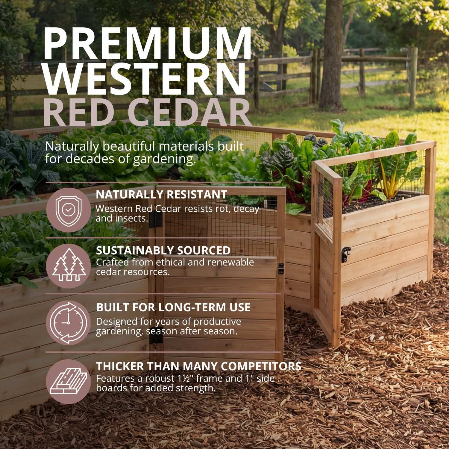 Outdoor Living Today Garden in a Box with Deer Fence | 12×8