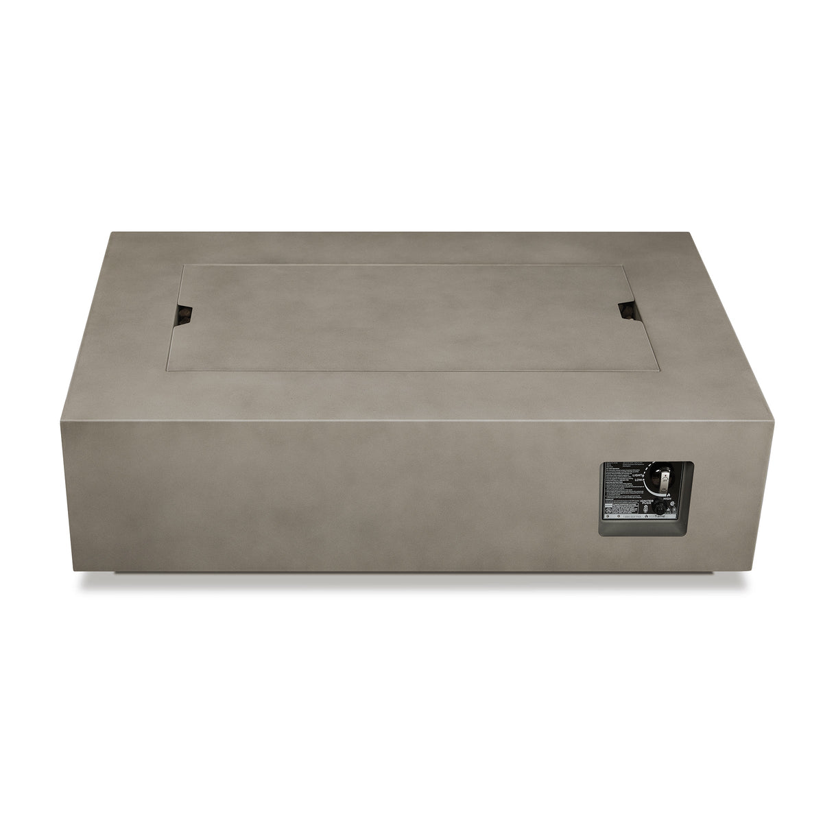 Real Flame Aegean 50" Rectangle Propane or Natural Gas Fire Pit Table