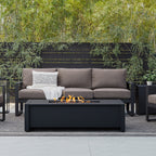 Real Flame Keenan 52" Rectangle Propane Fire Pit Table - 6340LP