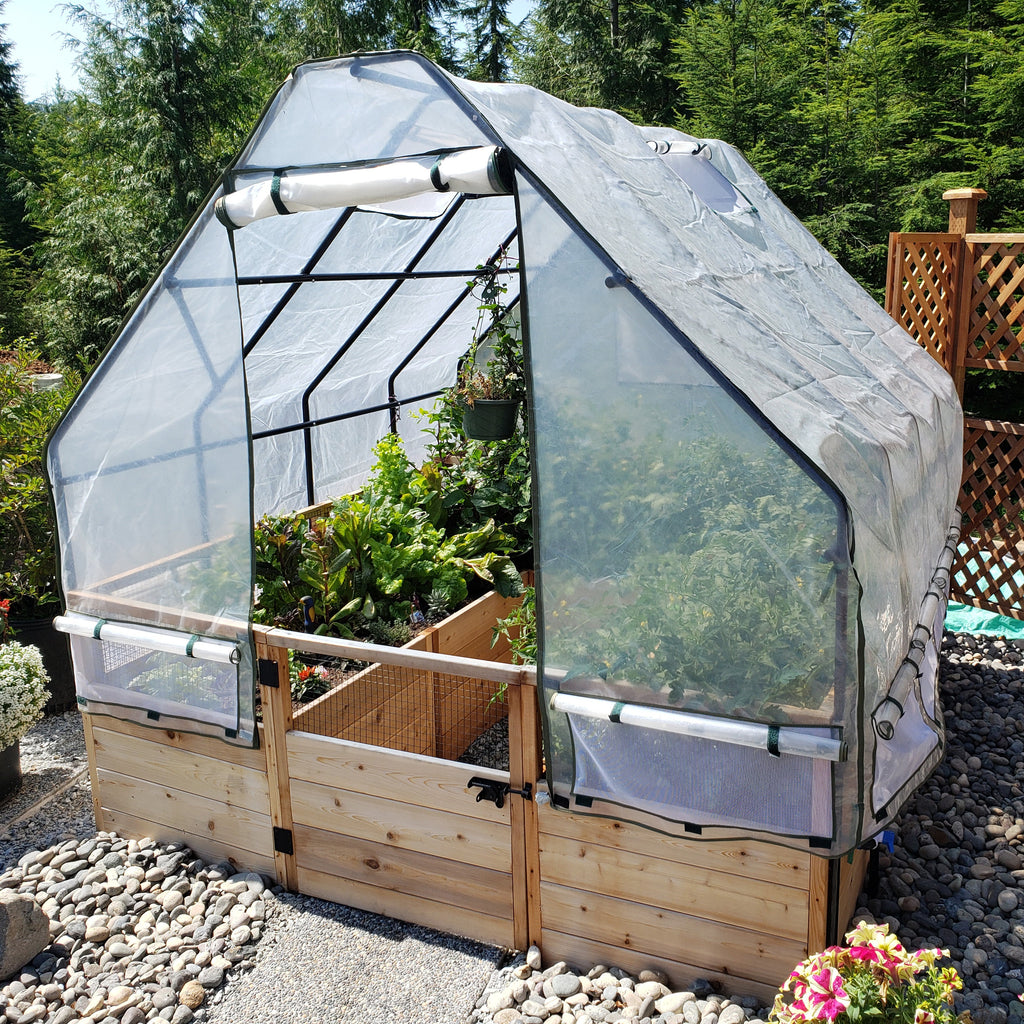 Outdoor Living Today Garden In a Box | 8 x 8 with Greenhouse