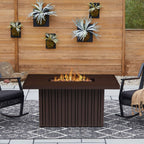 Real Flame Calvin Fire Pit Table With Hidden Propane Tank