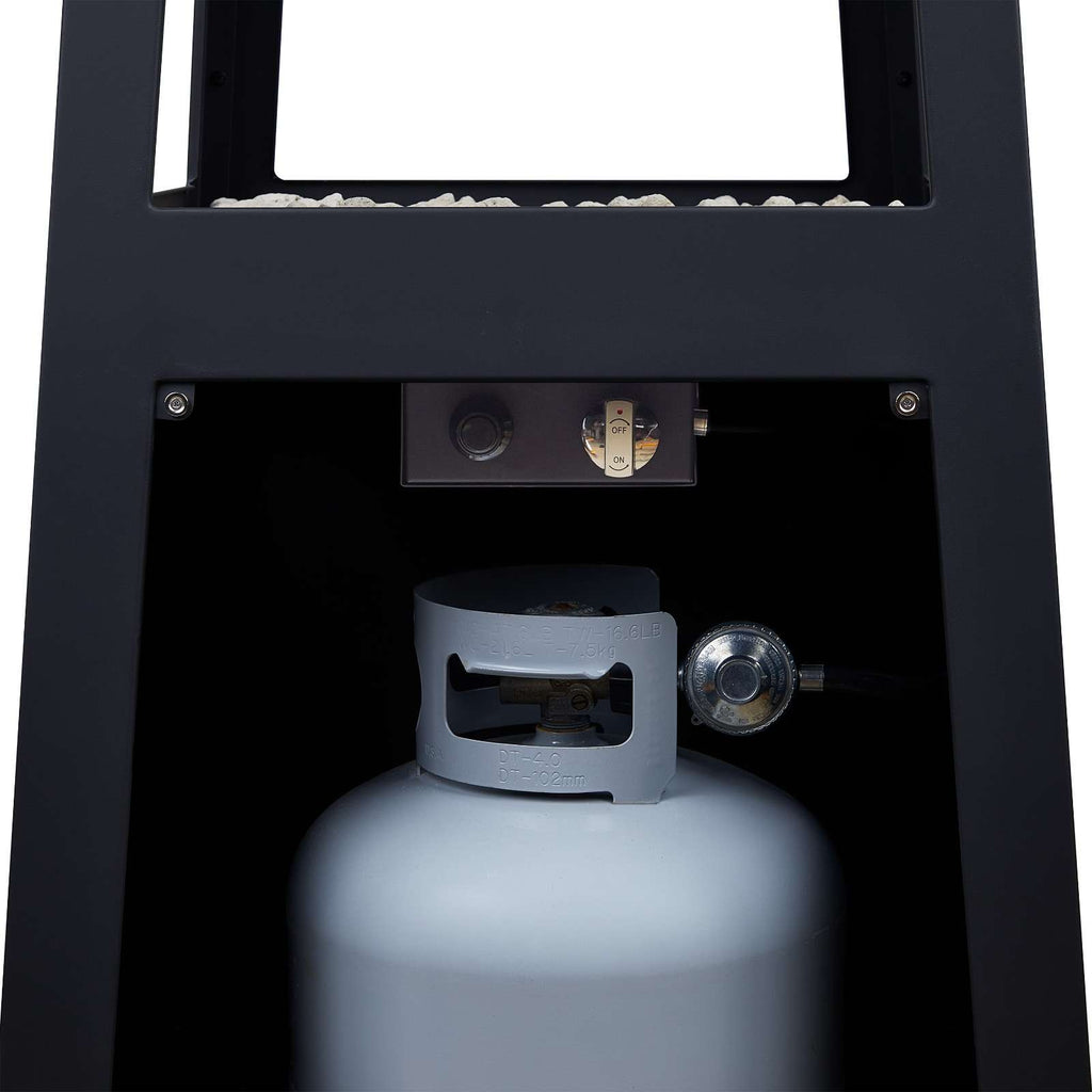 Real Flame Ferro Chiminea Fire Pit With Hidden Propane Tank