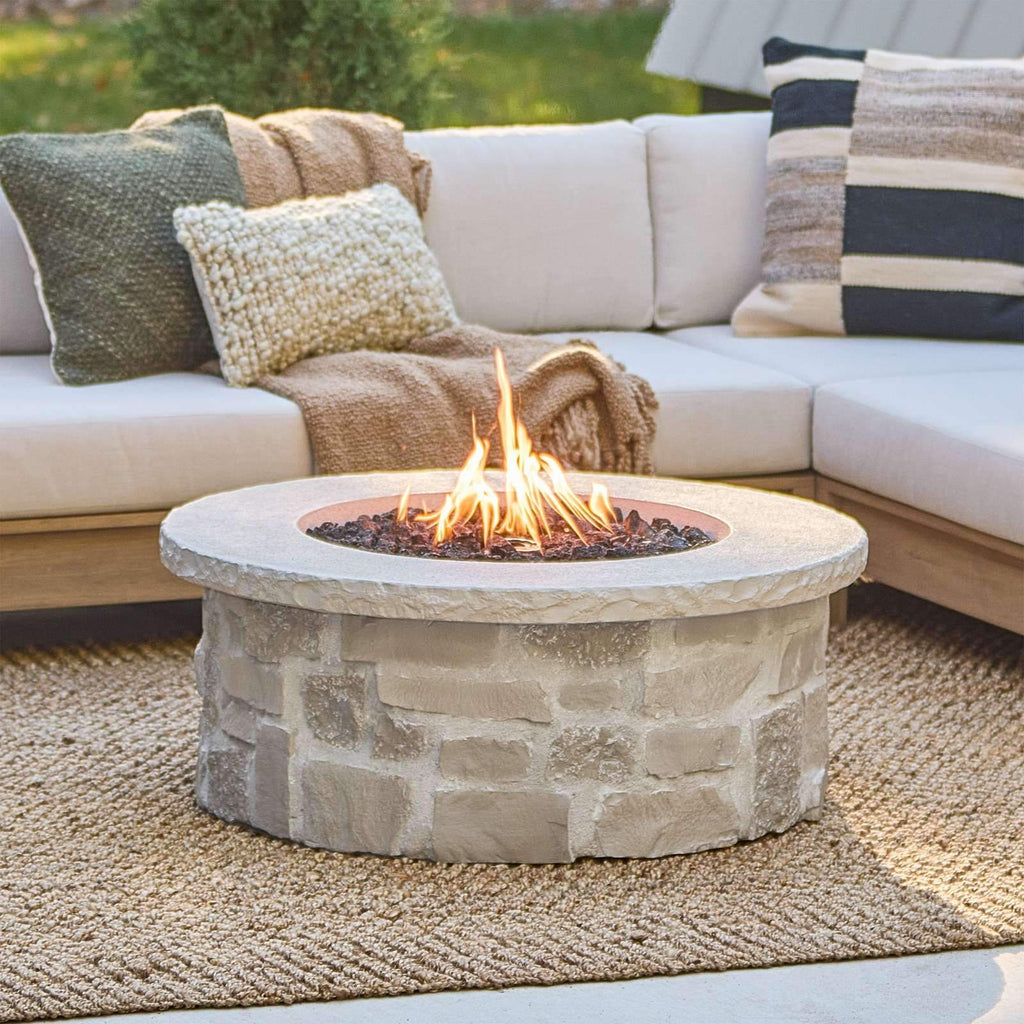 Real Flame Scottsdale 40" Round Propane Fire Pit Table