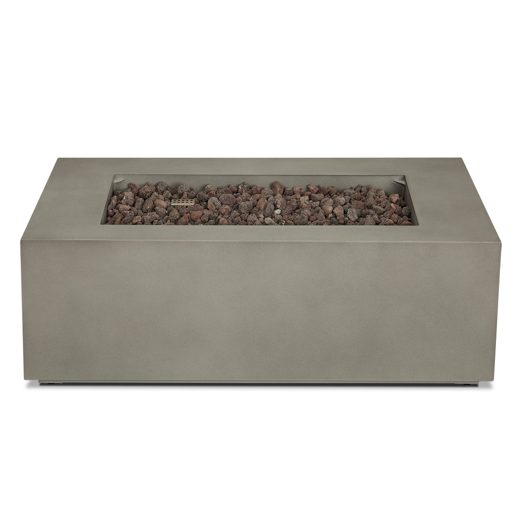 Real Flame Aegean 42" Rectangle Propane or Natural Gas Fire Pit Table
