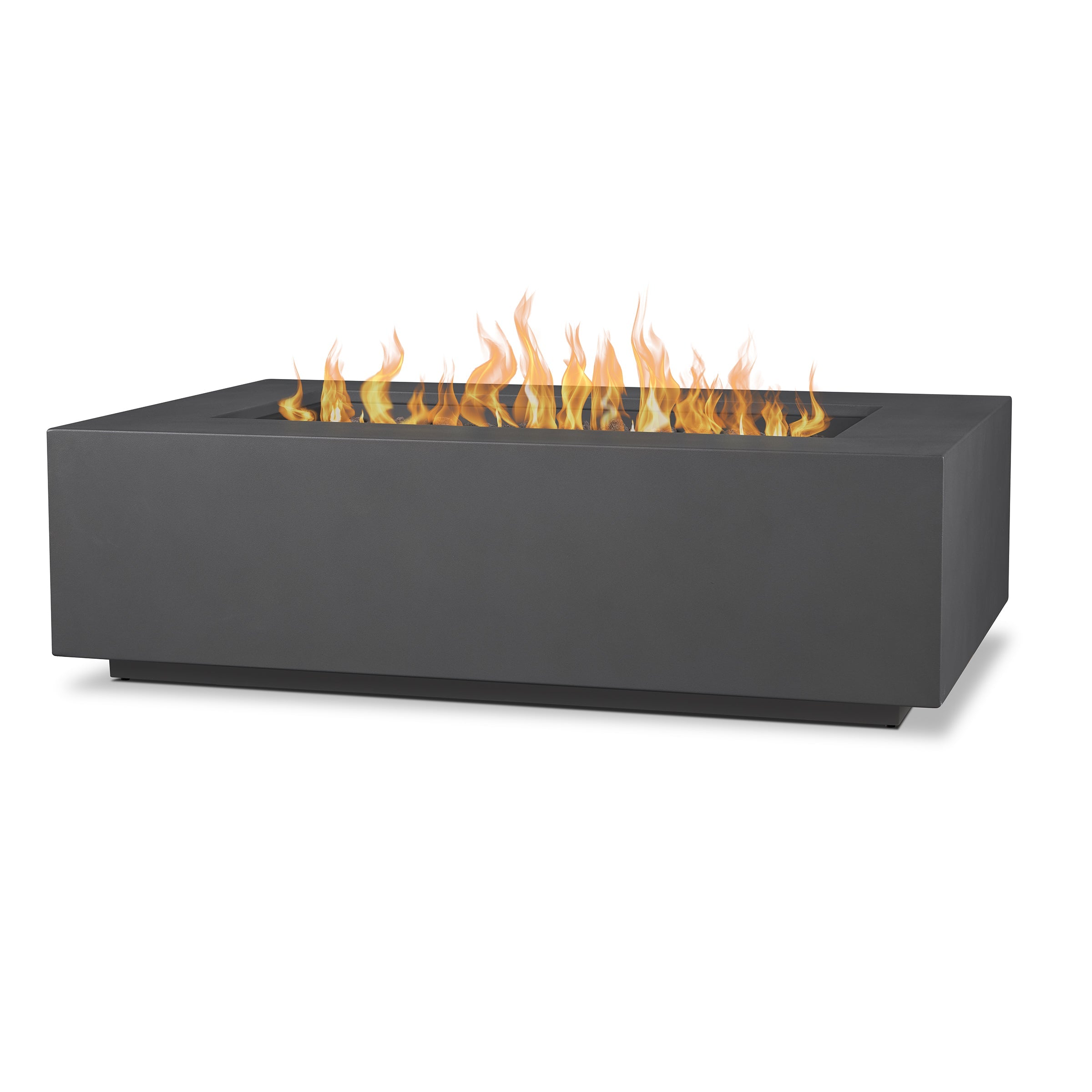 Real Flame Aegean 50" Rectangle Propane or Natural Gas Fire Pit Table