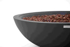 Elementi Plus Rose Bowl Round Concrete Fire Bowl