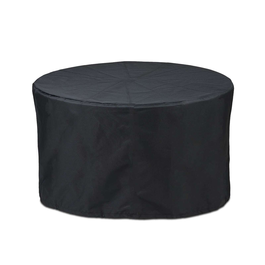 Real Flame Calvin 44" Round Fire Pit Table With Hidden Propane Tank