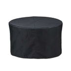 Real Flame Calvin 44" Round Fire Pit Table With Hidden Propane Tank
