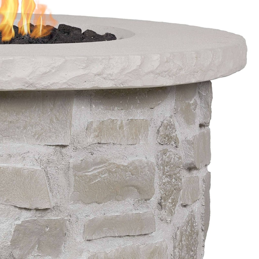 Real Flame Scottsdale 40" Round Propane Fire Pit Table