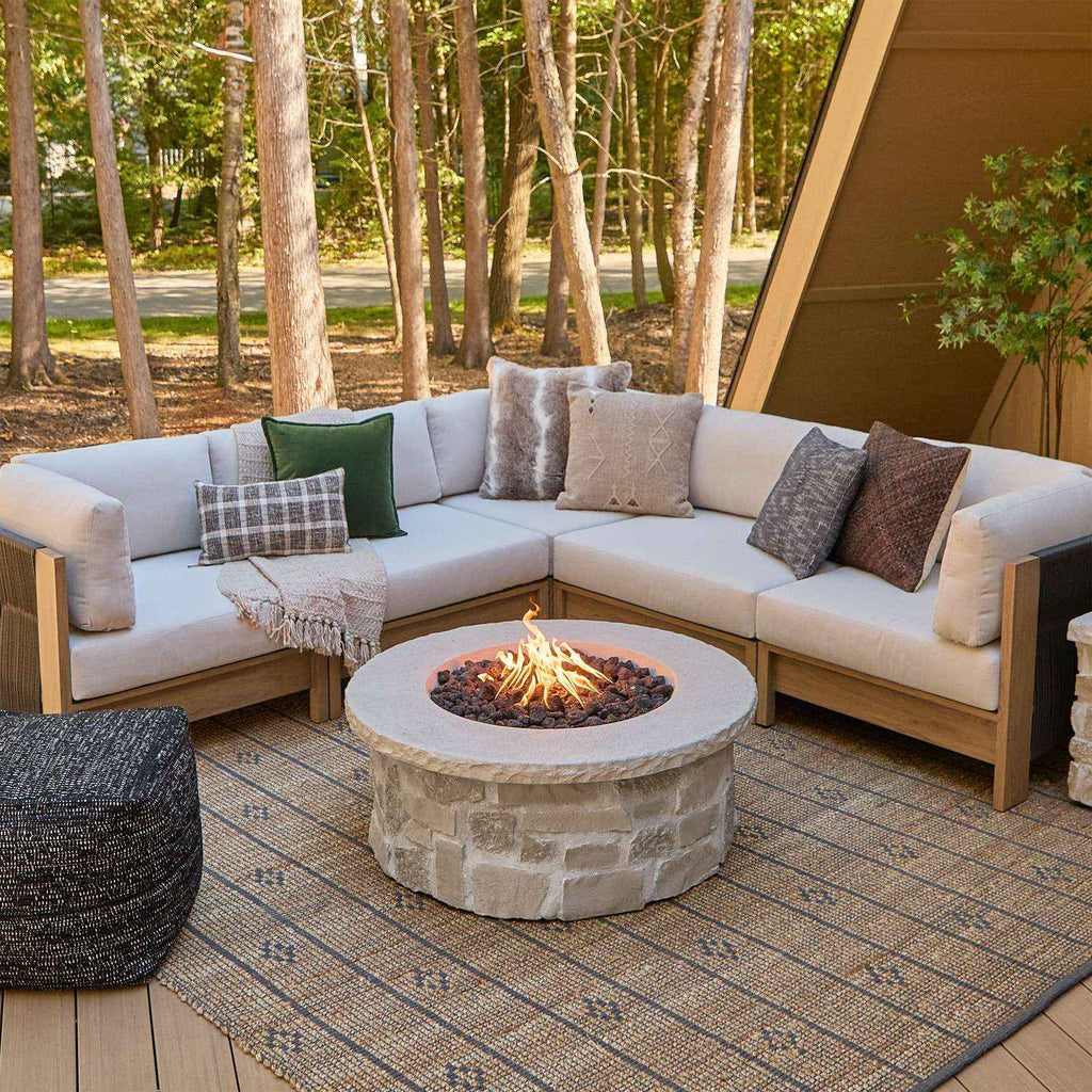 Real Flame Scottsdale 40" Round Propane Fire Pit Table