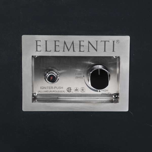Elementi Plus Sofia Marble Porcelain Fire Table