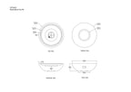 Elementi Plus Rose Bowl Round Concrete Fire Bowl