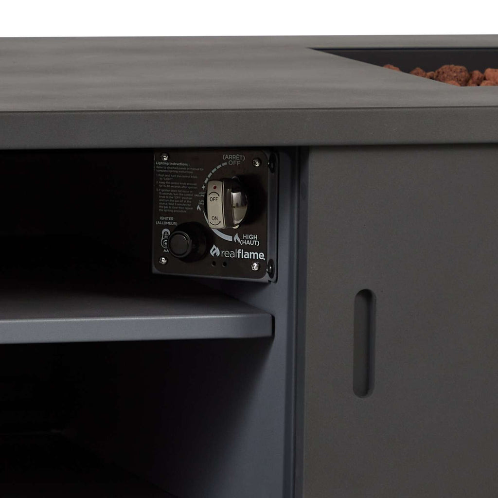 Real Flame Vance Propane Fire Table