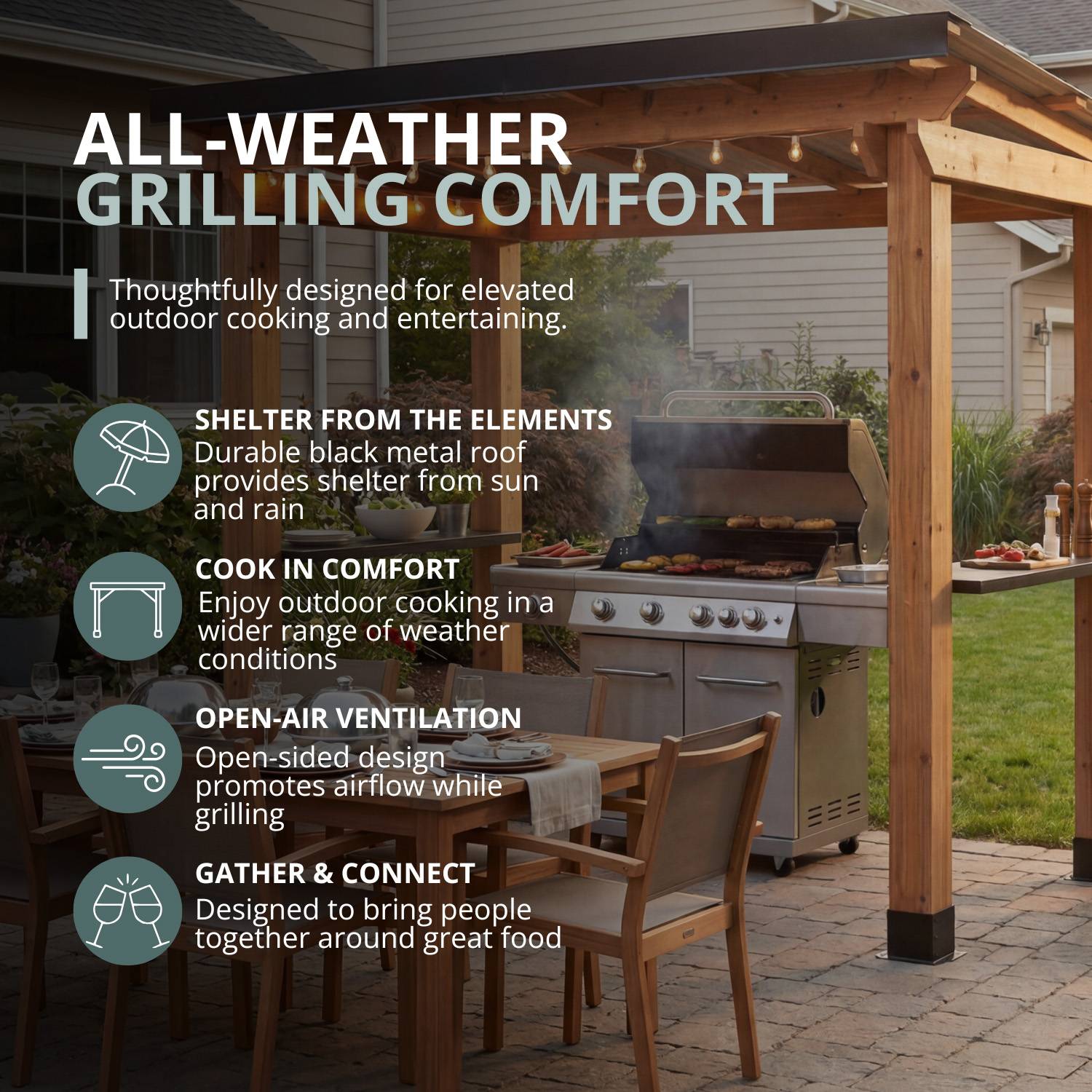 Outdoor Living Today Grill Gazebo | 8x5